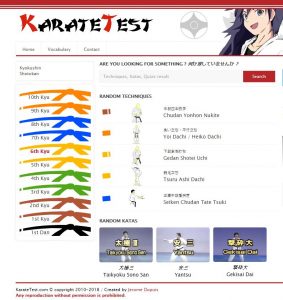 Ciekawa strona prezentująca techniki w formie animowanej oraz filmy z kata karate kyokushin